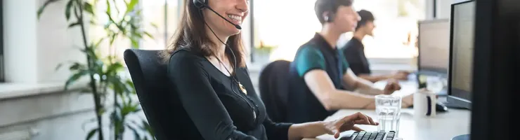 Salariés des télécommunications.