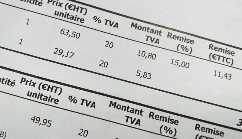 Analyse de documents financiers ou administratifs.