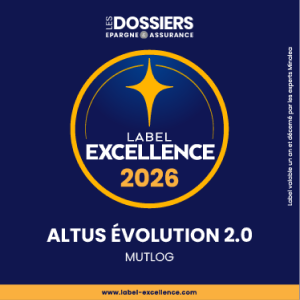 Label d'excellence 2026 Altus Évolution 2.0 Mutlog